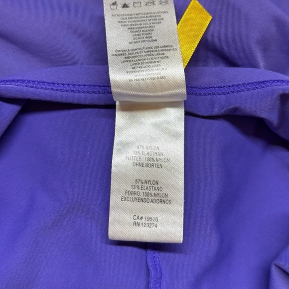 NWOT, LOLË, Two-Piece Swimsuit Set (tankini), XL, Purple ☀️ - Picture 7 of 11